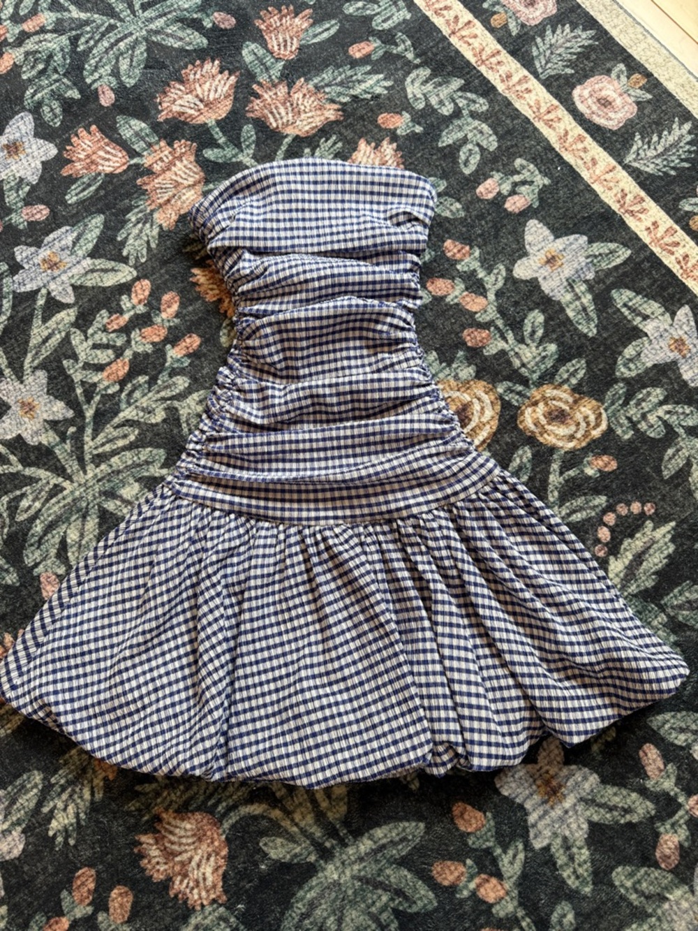 Lucy in the Sky Blue gingham dress